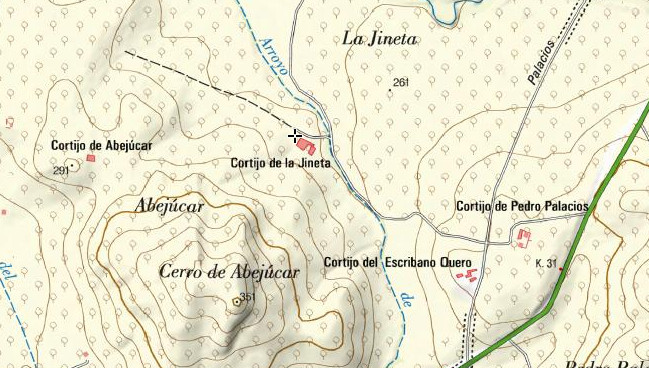 Cortijo de la Jineta - Cortijo de la Jineta. Mapa