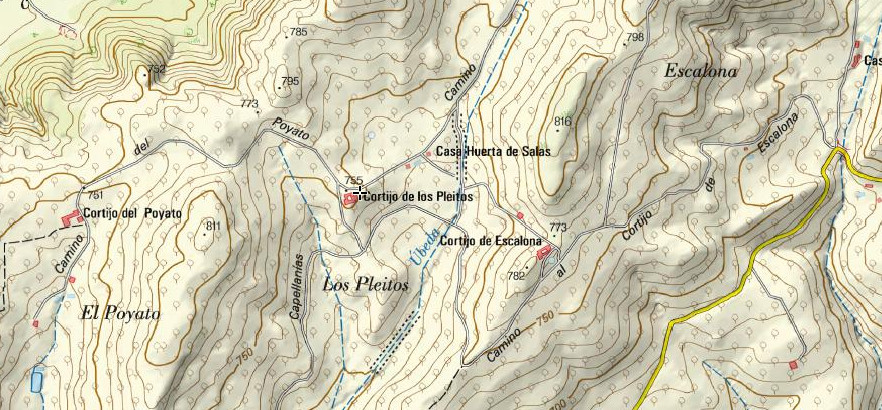 Cortijo de los Pleitos - Cortijo de los Pleitos. Mapa