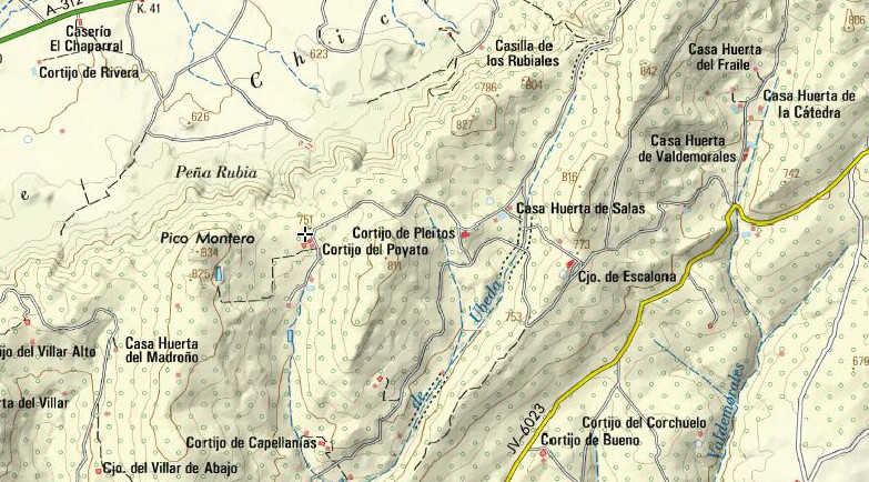 Cortijo del Poyato - Cortijo del Poyato. Mapa