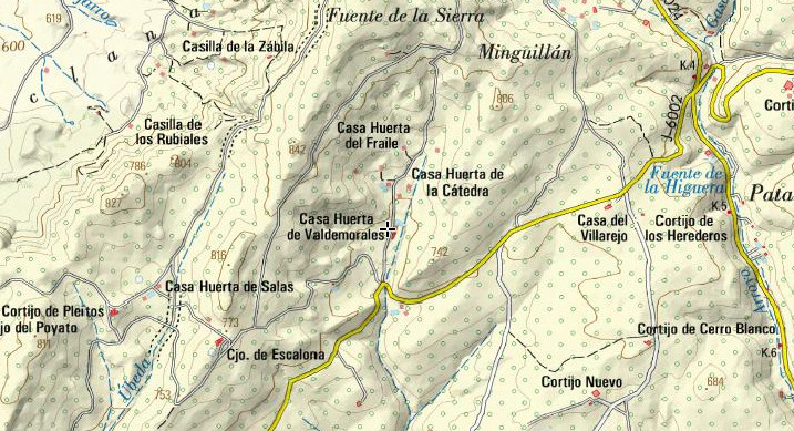 Cortijo Huerta de Valdemorales - Cortijo Huerta de Valdemorales. Mapa