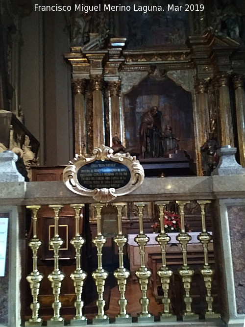 Catedral-Baslica del Pilar - Catedral-Baslica del Pilar. Capilla de San Joaqun