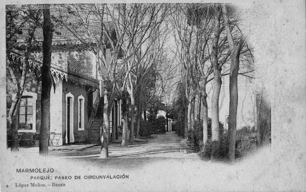 Balneario de Marmolejo - Balneario de Marmolejo. Foto antigua