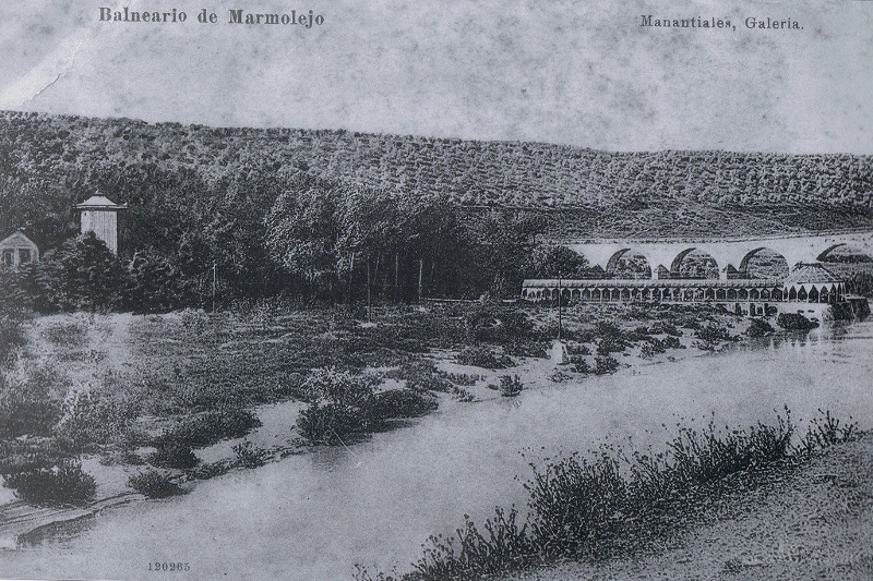 Balneario de Marmolejo - Balneario de Marmolejo. Foto antigua