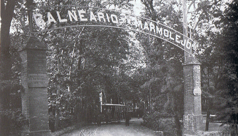 Balneario de Marmolejo - Balneario de Marmolejo. Foto antigua