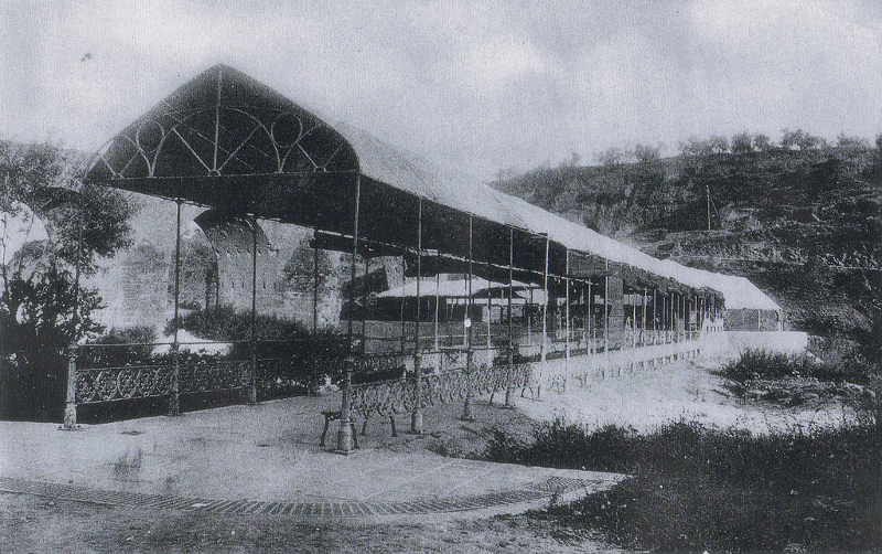 Balneario de Marmolejo - Balneario de Marmolejo. Foto antigua