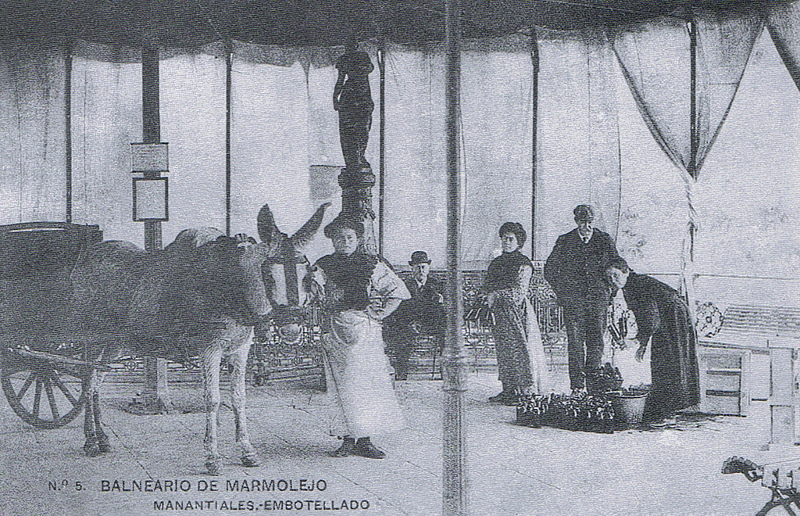 Balneario de Marmolejo - Balneario de Marmolejo. Foto antigua