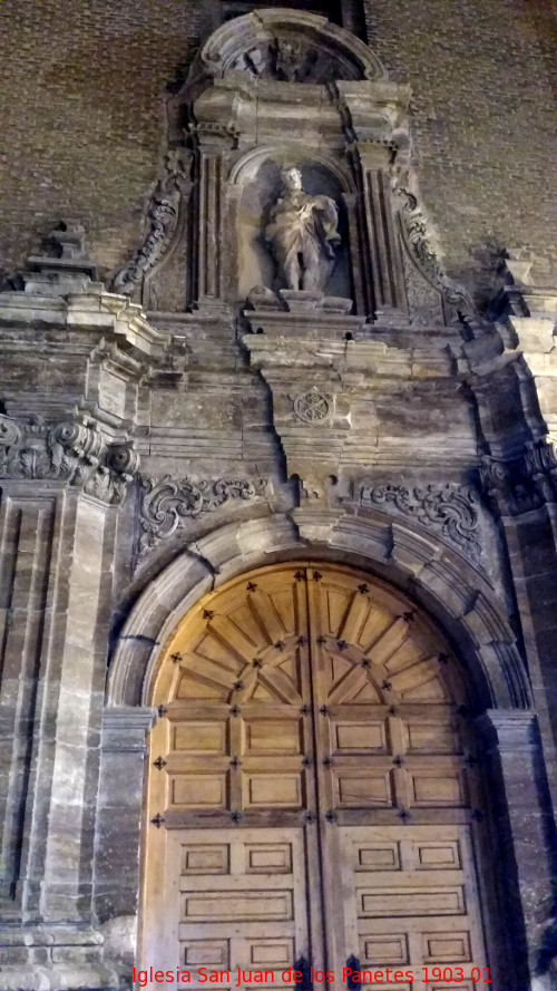 Iglesia de San Juan de los Panetes - Iglesia de San Juan de los Panetes. Portada