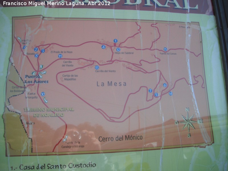 Aldea Hoya del Salobral - Aldea Hoya del Salobral. Mapa
