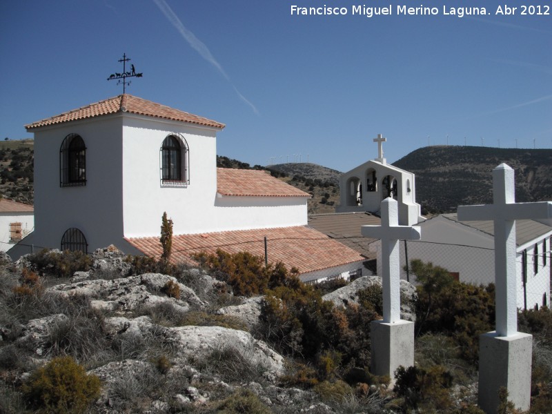 Santuario de la Virgen de la Cabeza en Hoya del Salobral - Santuario de la Virgen de la Cabeza en Hoya del Salobral. Ermita desde el Calvario