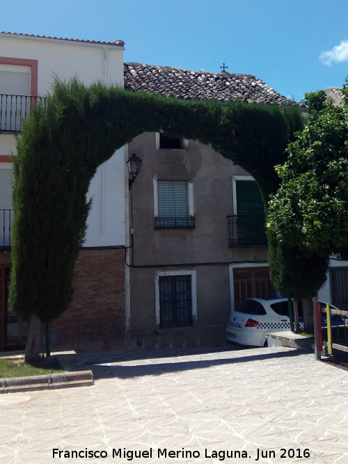 Plaza de la Constitucin - Plaza de la Constitucin. Arco de ciprs