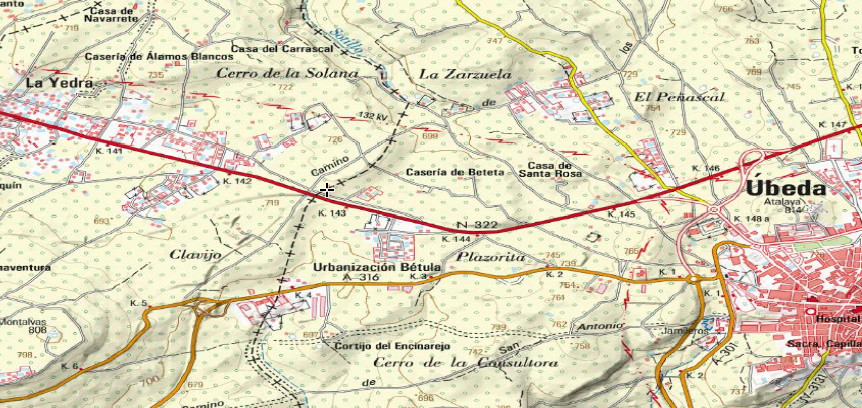 Cortijo Ibreos - Cortijo Ibreos. Mapa