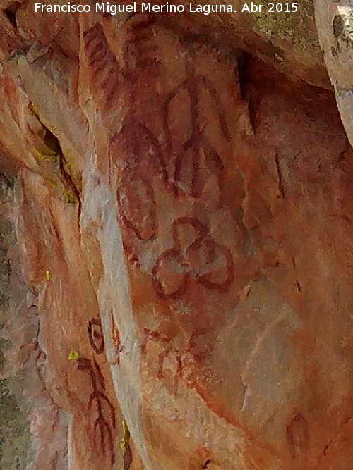 Pinturas rupestres del Arroyo del Santo - Pinturas rupestres del Arroyo del Santo. Grupo I