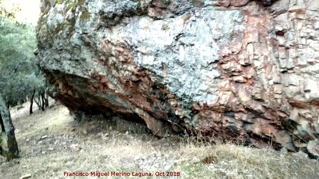 Pinturas rupestres del Barranco de la Niebla - Pinturas rupestres del Barranco de la Niebla. Abrigo