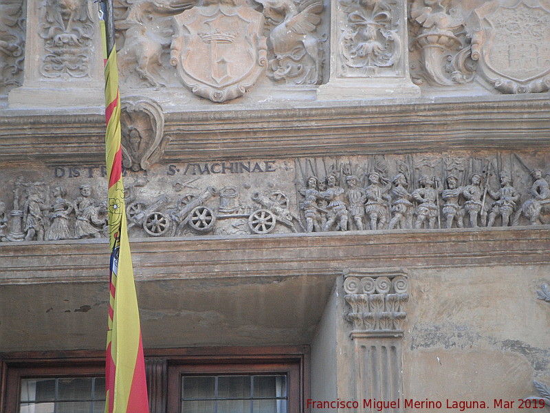 Ayuntamiento de Tarazona - Ayuntamiento de Tarazona. Procesin de coronacin del emperador Carlos V en Bolonia