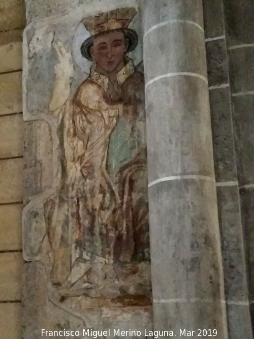 Catedral de Santa Mara de la Huerta - Catedral de Santa Mara de la Huerta. Fresco