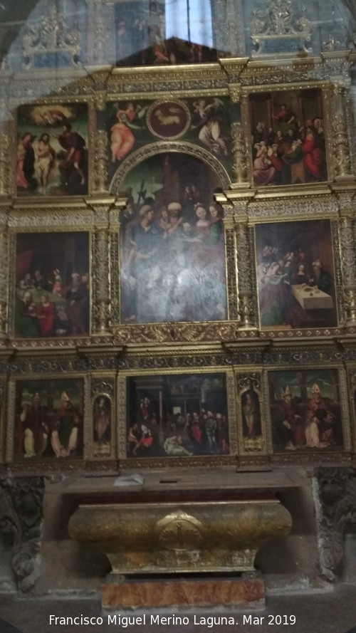 Catedral de Santa Mara de la Huerta - Catedral de Santa Mara de la Huerta. Retablo lateral