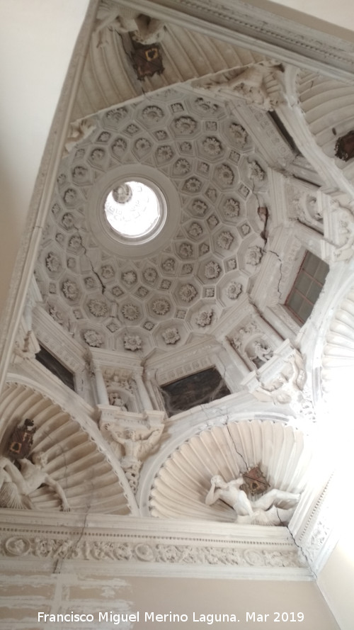 Palacio Episcopal - Palacio Episcopal. Cpula de la escalera