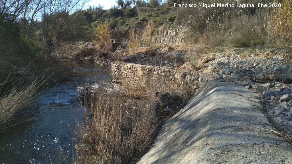 Molino del Moro - Molino del Moro. Presa y caz