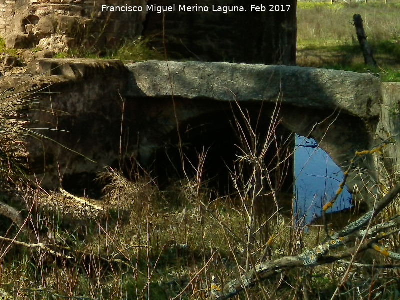 Puente del Molino de las Aceas I - Puente del Molino de las Aceas I. Parte final del puente