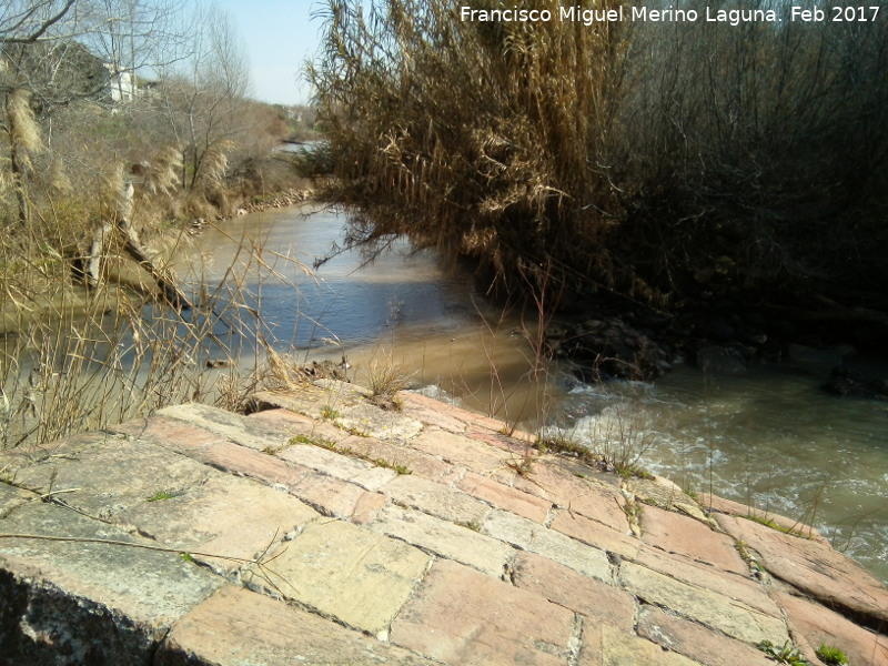 Puente del Molino de las Aceas II - Puente del Molino de las Aceas II. Calzada