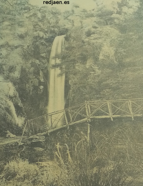 Parque Natural del Monasterio de Piedra. Cascada Cola de Caballo - Parque Natural del Monasterio de Piedra. Cascada Cola de Caballo. 1889