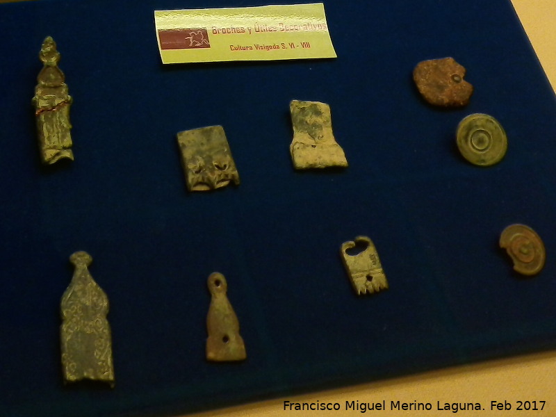 Museo Arqueolgico Ciudad de Arjona - Museo Arqueolgico Ciudad de Arjona. Piezas decorativas visigodas. Siglos VI-VIII