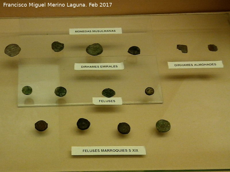 Museo Arqueolgico Ciudad de Arjona - Museo Arqueolgico Ciudad de Arjona. Monedas islmicas