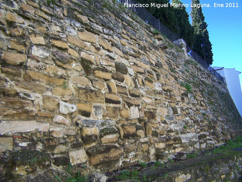 Muralla de Arjona - Muralla de Arjona. Muralla del Paseo de los Mrtires