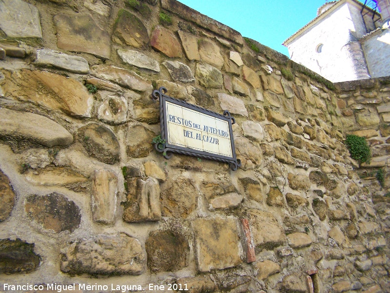 Muralla de Arjona - Muralla de Arjona. Restos del Antemuro del Alczar