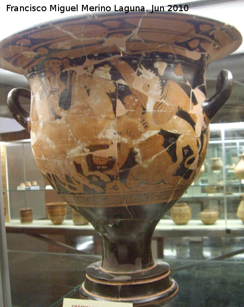 Crtera - Crtera. Crtera griega siglo III a.C. Castellones de Ceal - Hinojares. Museo Provincial