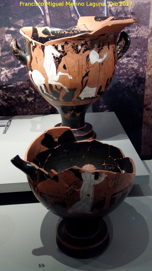Crtera - Crtera. Tumba de las Crteras. Siglo IV a.C. Ategua - Crdoba. Museo Ibero de Jan