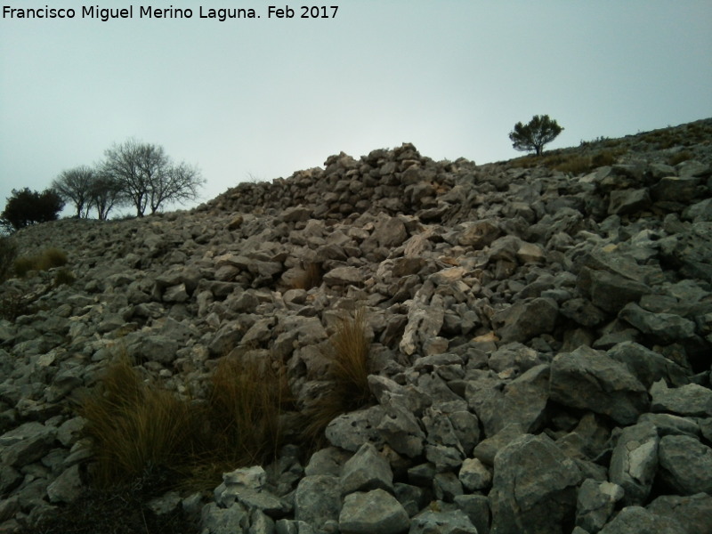 Poblado amurallado del Cerrillo Tesoro - Poblado amurallado del Cerrillo Tesoro. Muralla