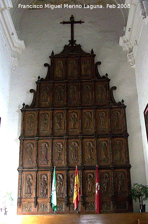 Hospital de Santiago. Capilla - Hospital de Santiago. Capilla. Retablo