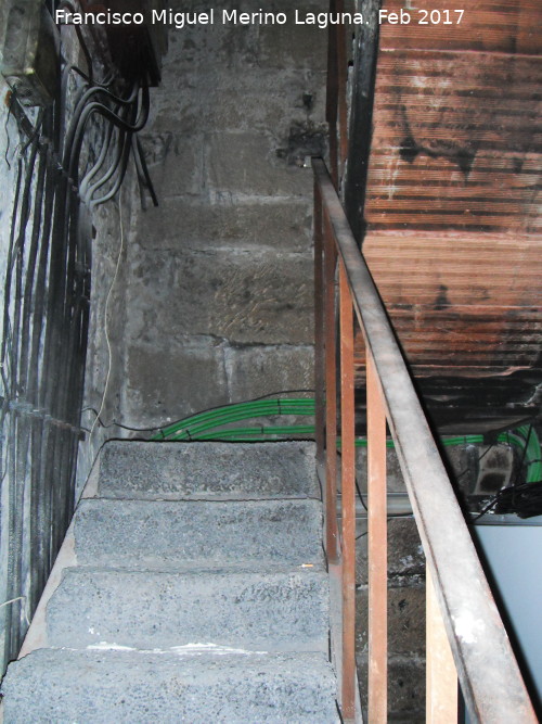 Hospital de Santiago. Capilla - Hospital de Santiago. Capilla. Escaleras del coro