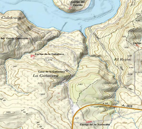 Casa de la Caavera - Casa de la Caavera. Mapa