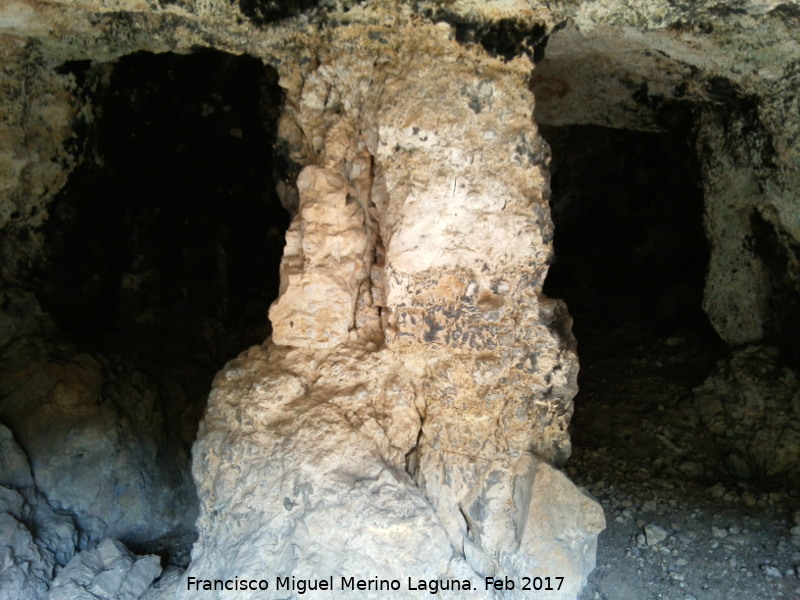 Cuevas de la Caavera - Cuevas de la Caavera. Columna