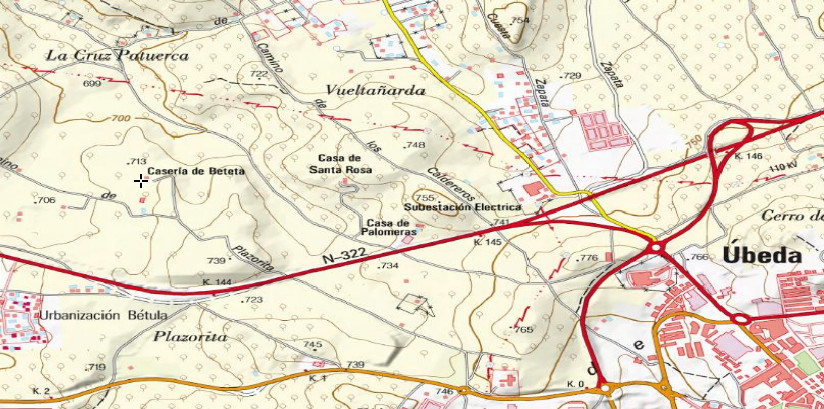 Casera de Beteta - Casera de Beteta. Mapa