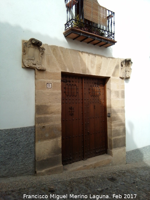 Casa de la Cuesta de la Merced n 3 - Casa de la Cuesta de la Merced n 3. Portada