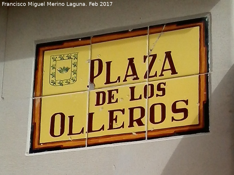 Plaza Olleros - Plaza Olleros. Placa