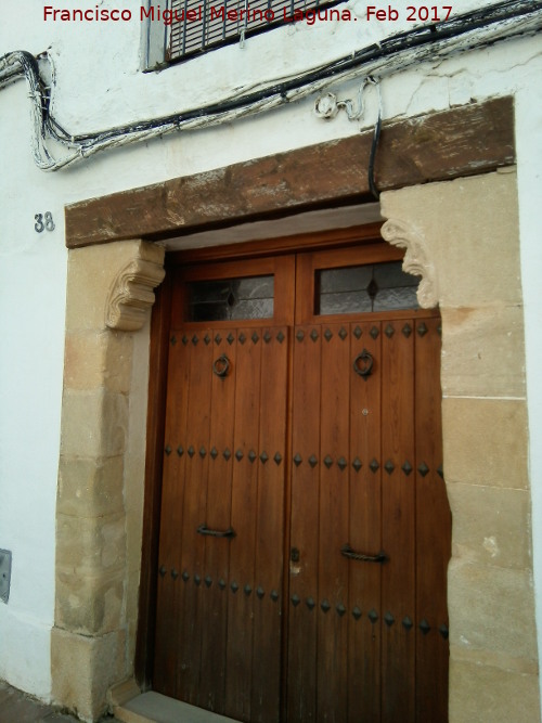 Casa de la Calle Valencia n 38 - Casa de la Calle Valencia n 38. Portada