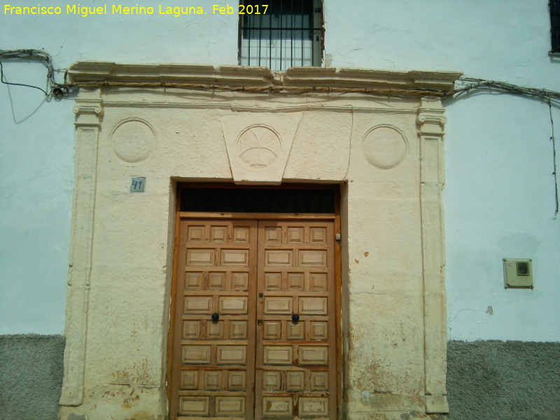 Casa de la Calle Valencia n 41 - Casa de la Calle Valencia n 41. Portada