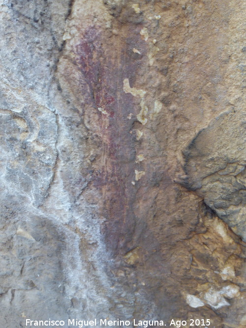 Pinturas rupestres de la Llana IV - Pinturas rupestres de la Llana IV. Antropomorfo