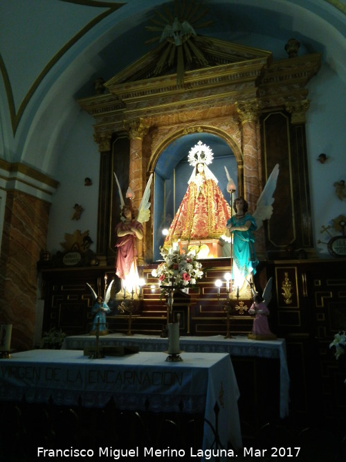 Santuario de Ntra Sra de la Encarnacin - Santuario de Ntra Sra de la Encarnacin. Virgen de la Encarnacin