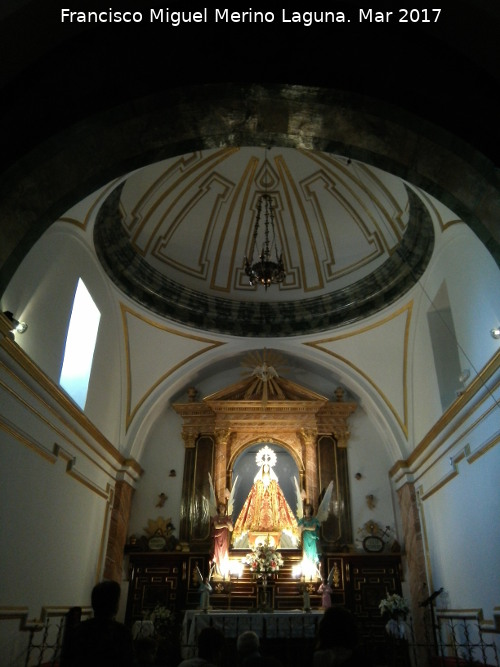 Santuario de Ntra Sra de la Encarnacin - Santuario de Ntra Sra de la Encarnacin. Interior de la iglesia