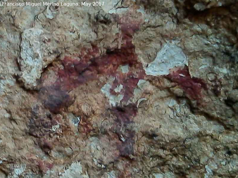 Pinturas rupestres de la Llana VII - Pinturas rupestres de la Llana VII. Ancoriforme