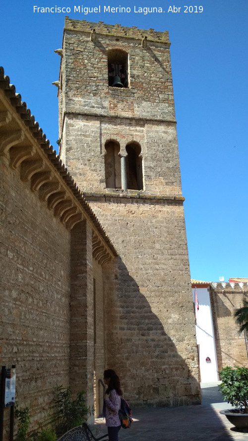 Iglesia de Santa Mara de la Granada - Iglesia de Santa Mara de la Granada. Campanario alminar