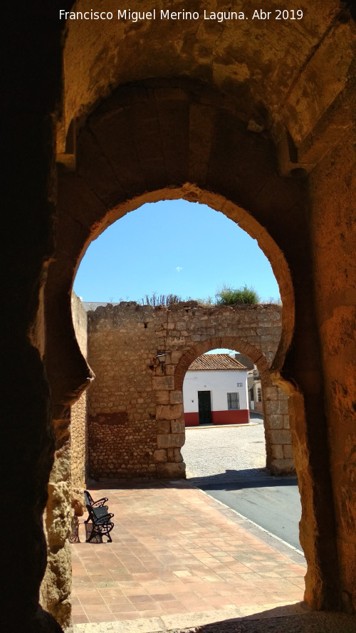 Muralla de Niebla. Puerta del Buey - Muralla de Niebla. Puerta del Buey. Arco y portillo
