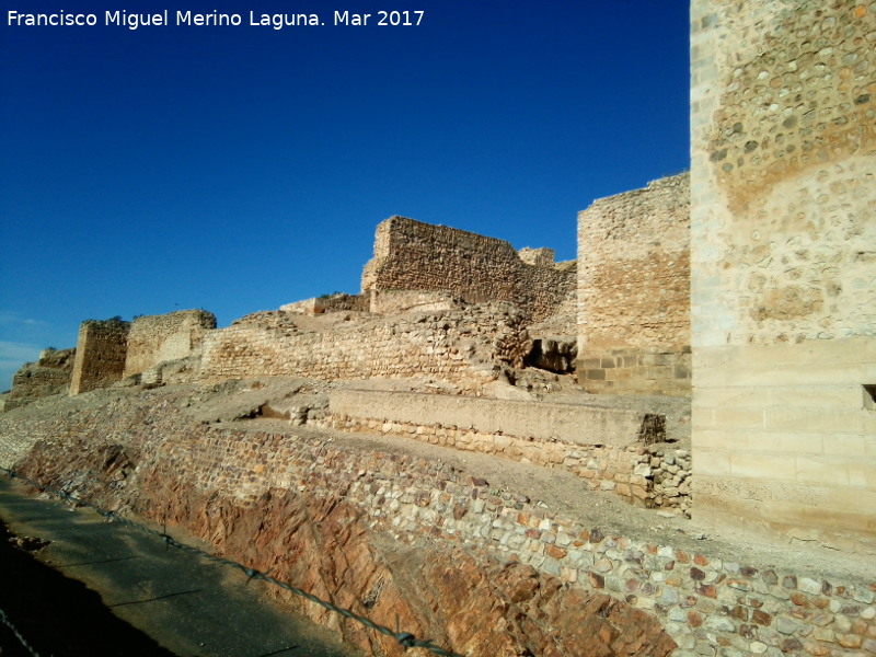 Calatrava la Vieja. Barbacana - Calatrava la Vieja. Barbacana. Barbacanas del alczar