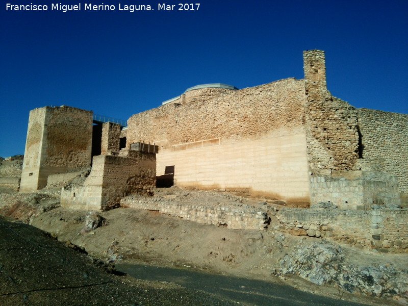 Calatrava la Vieja. Alczar - Calatrava la Vieja. Alczar. Muralla del alczar