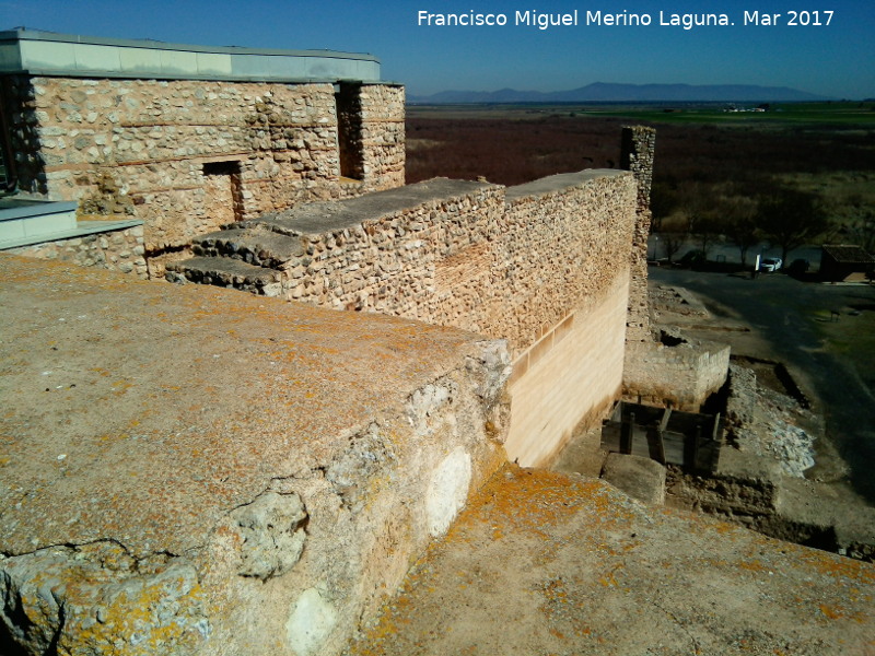 Calatrava la Vieja. Torre Albarrana Alta - Calatrava la Vieja. Torre Albarrana Alta. Vistas desde su azotea